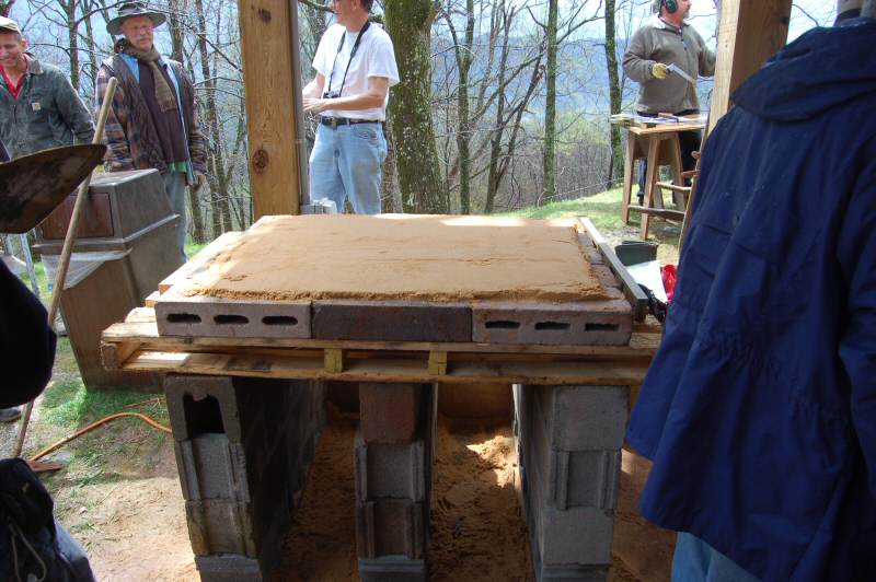 Precast geodesic oven