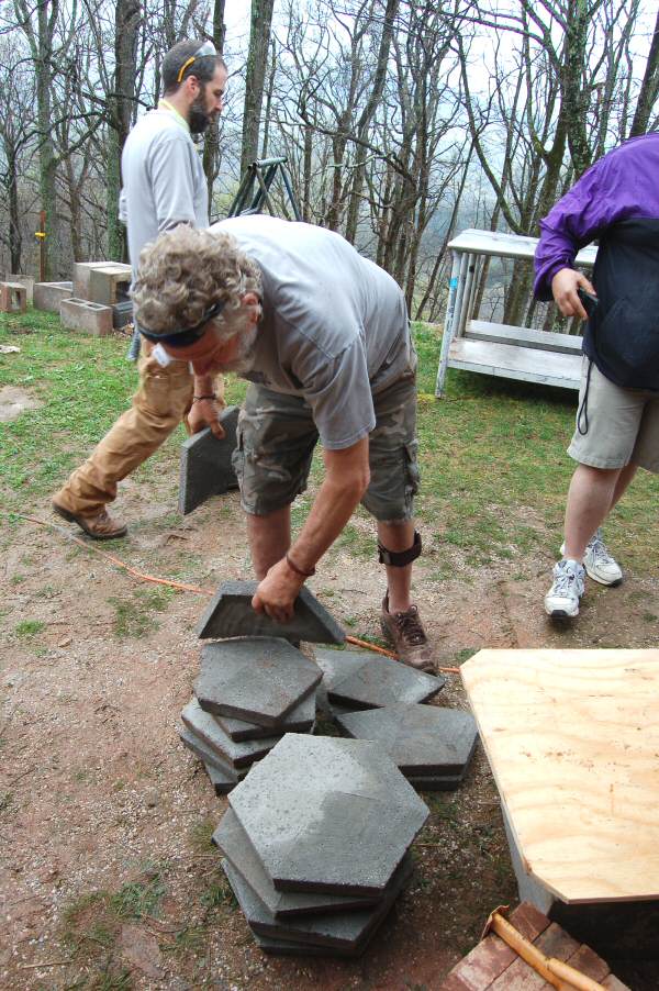 Precast geodesic oven