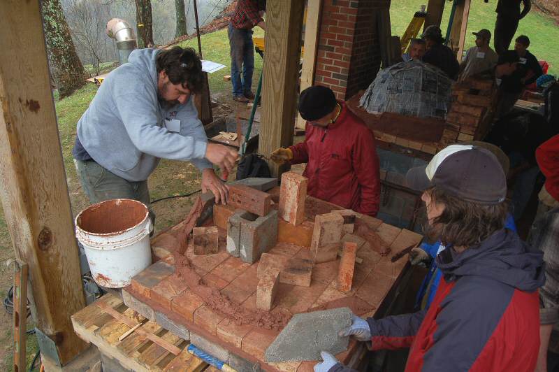 Precast geodesic oven