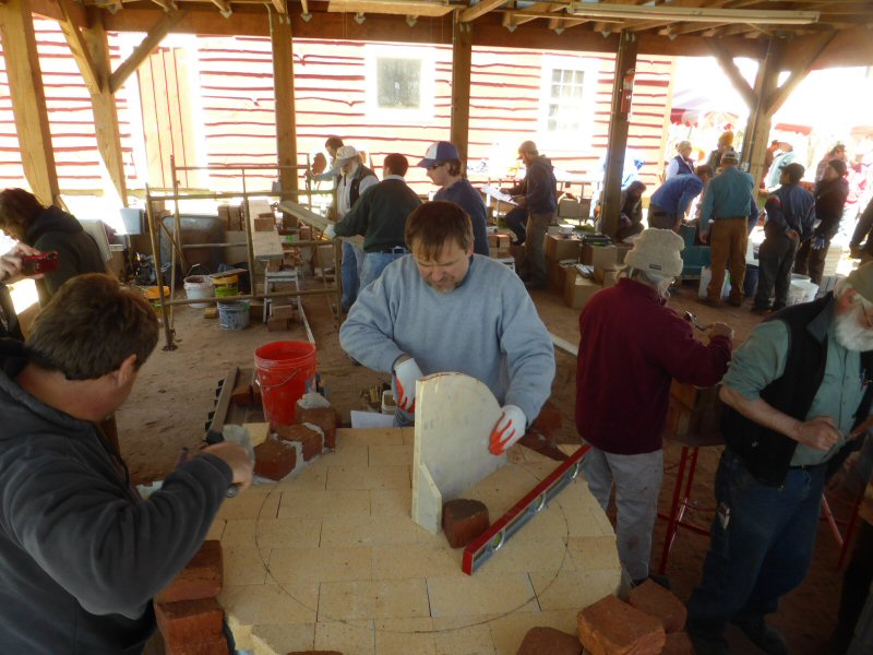 red brick dome oven workshop with Alex Chernov