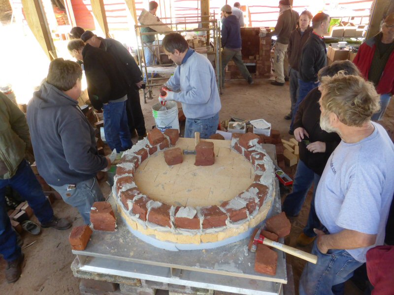 red brick dome oven workshop with Alex Chernov