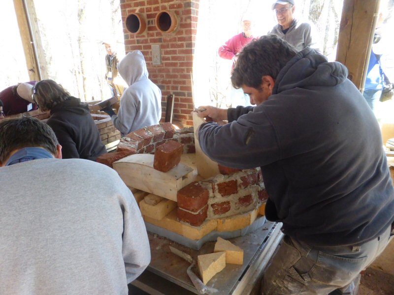 red brick dome oven workshop with Alex Chernov