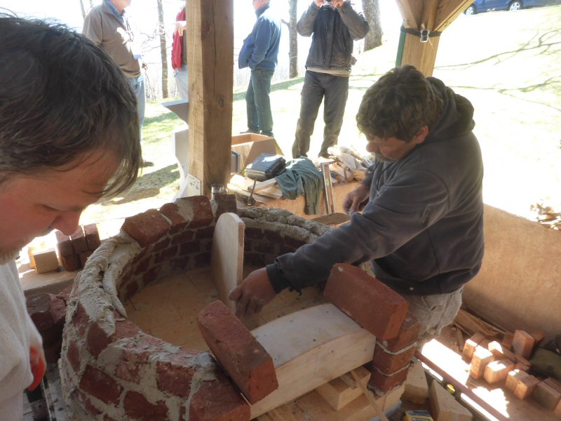 red brick dome oven workshop with Alex Chernov