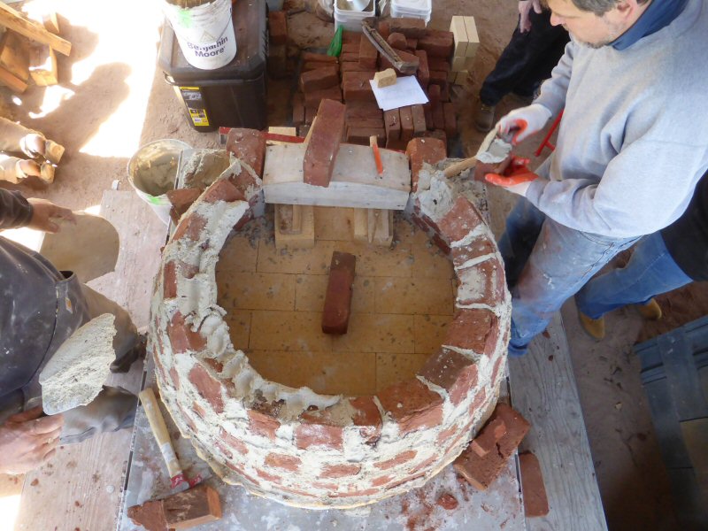 red brick dome oven workshop with Alex Chernov