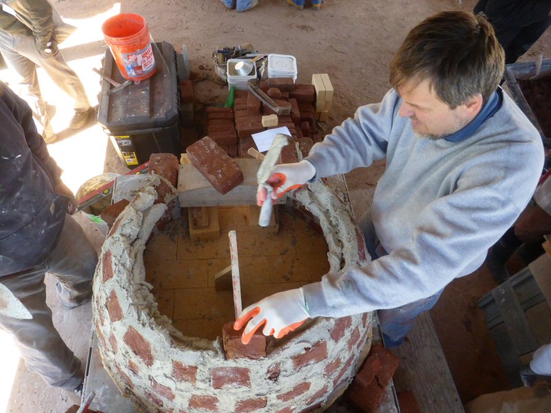 red brick dome oven workshop with Alex Chernov