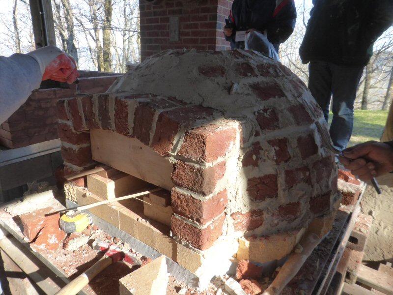 red brick dome oven workshop with Alex Chernov