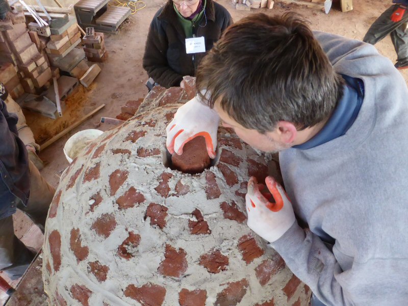 red brick dome oven workshop with Alex Chernov