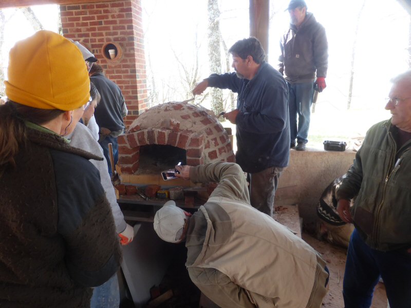 red brick dome oven workshop with Alex Chernov