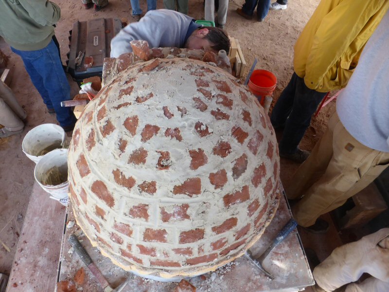 red brick dome oven workshop with Alex Chernov