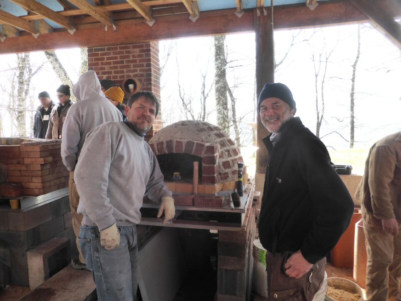 red brick dome oven workshop with Alex Chernov