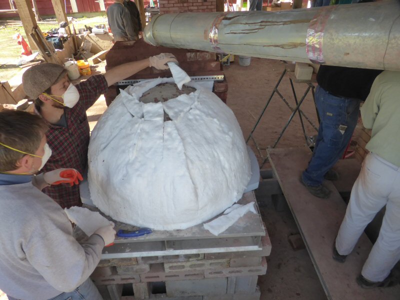 red brick dome oven workshop with Alex Chernov