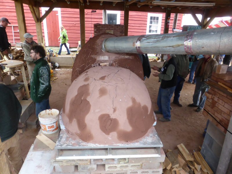 red brick dome oven workshop with Alex Chernov