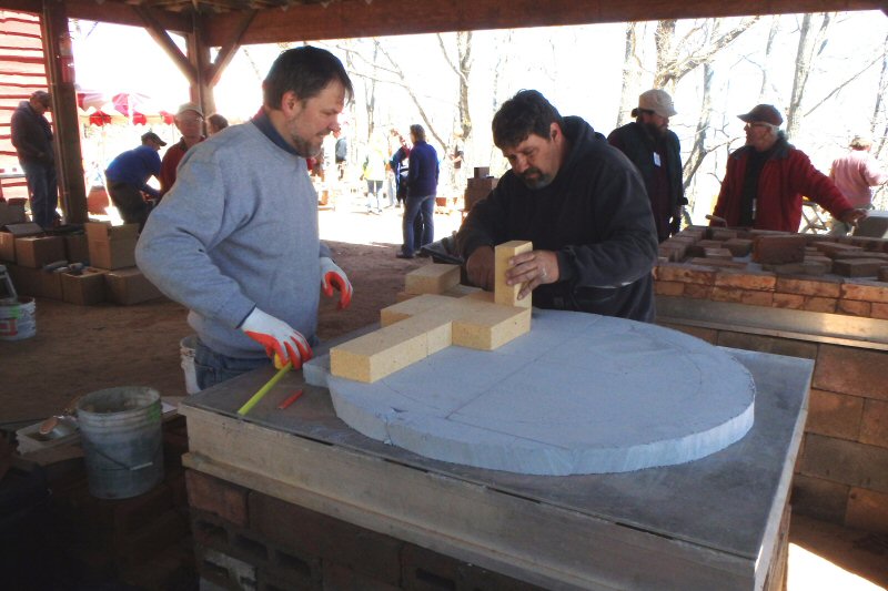 red brick dome oven workshop with Alex Chernov