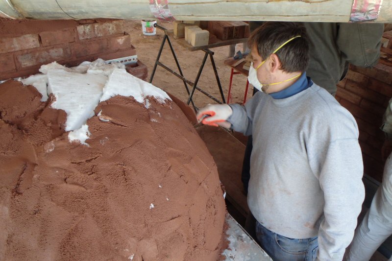 red brick dome oven workshop with Alex Chernov