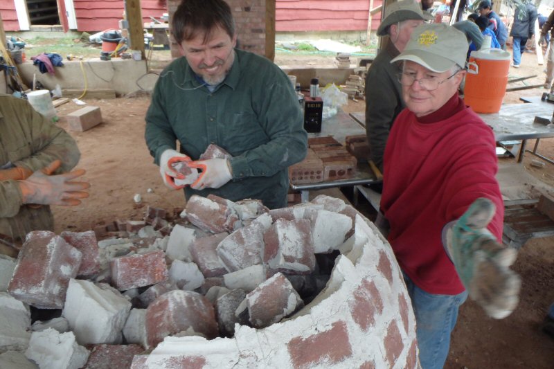 red brick dome oven workshop with Alex Chernov