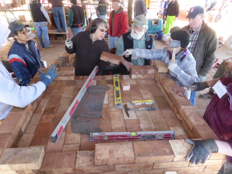 Pizza oven workshop with Pat Manley