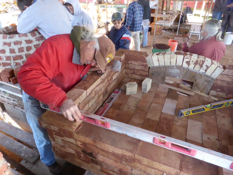 Pizza oven workshop with Pat Manley