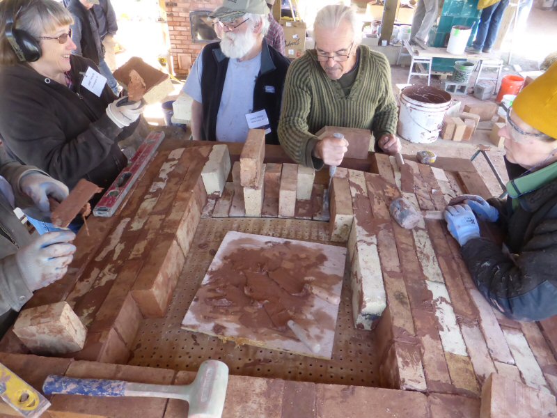 Pizza oven workshop with Pat Manley