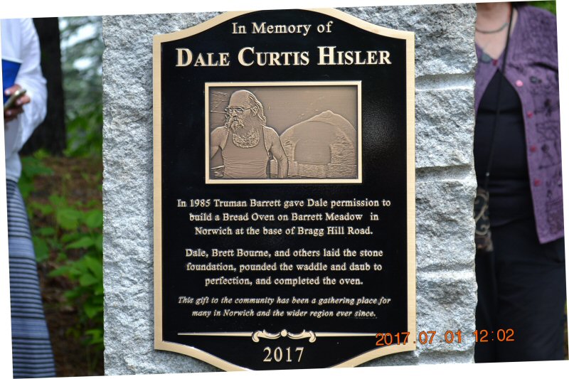 Dale Hisler memorial