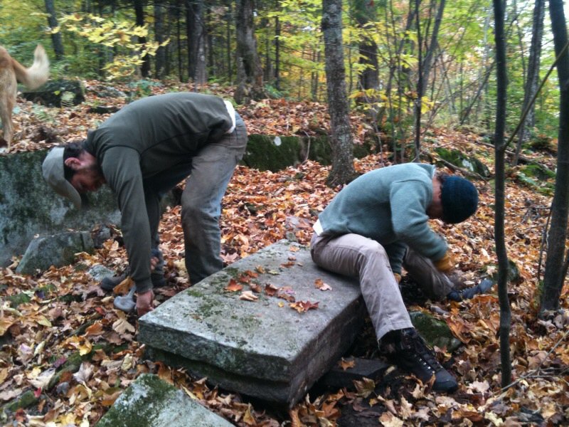 quarrying stone