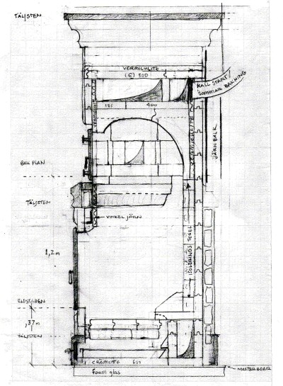 Masonry heater by John Fisher