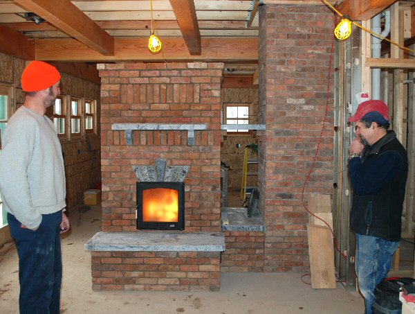 Masonry heater by Steve Bushway