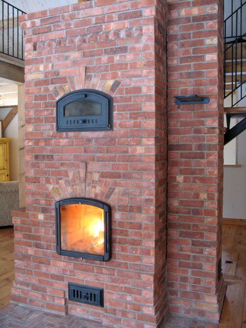 Masonry heater by Marcus Flynn