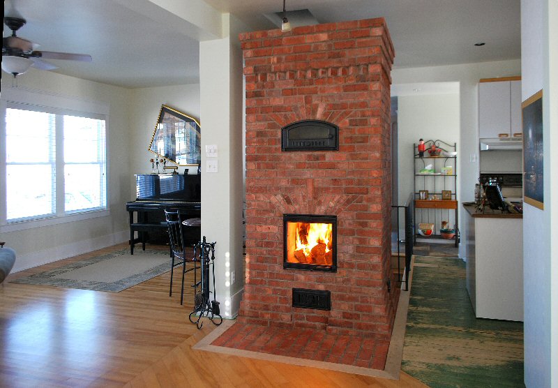 Masonry heater by Marcus Flynn