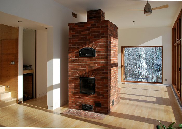 Masonry heater by Marcus Flynn