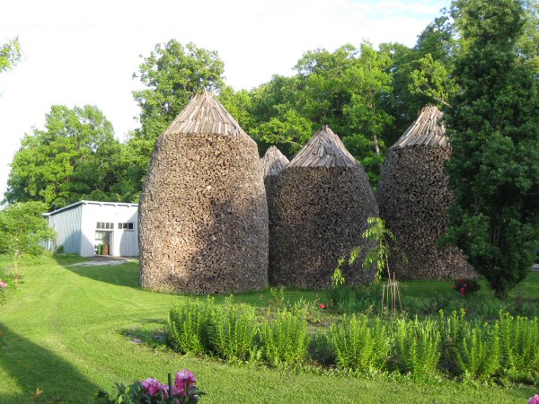 Estonian wood pile