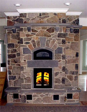 masonry heater by Amazin' Masons