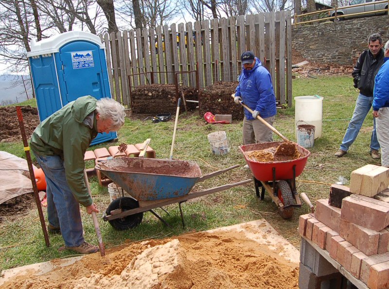 Mixing mud