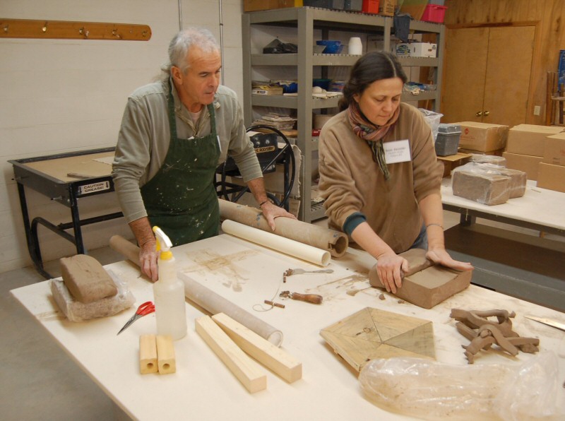 Geodesic oven workshop with Norbert Senf and Pat Manley