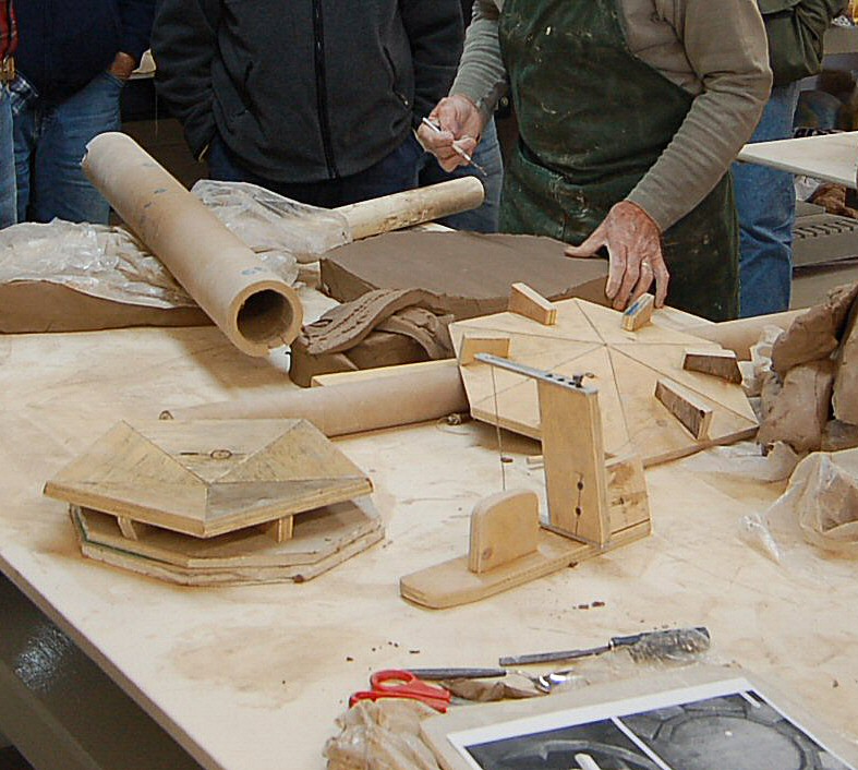 Geodesic oven workshop with Norbert Senf and Pat Manley