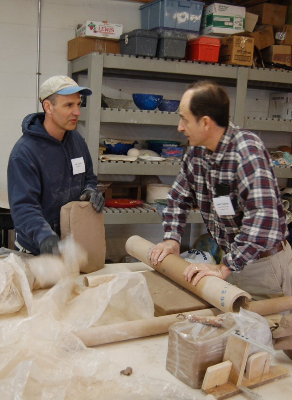 Geodesic oven workshop with Norbert Senf and Pat Manley