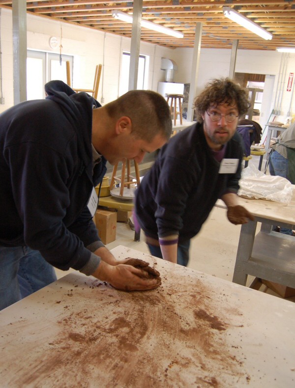 Geodesic oven workshop with Norbert Senf and Pat Manley