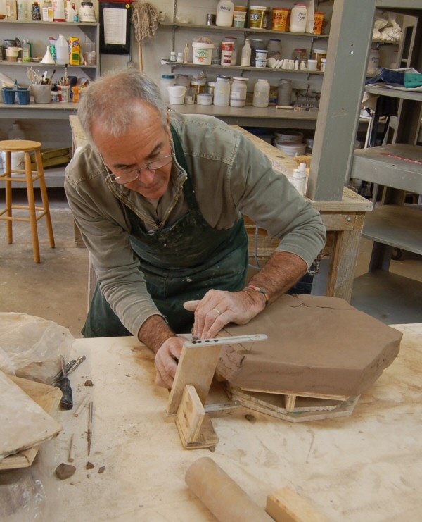 Geodesic oven workshop with Norbert Senf and Pat Manley