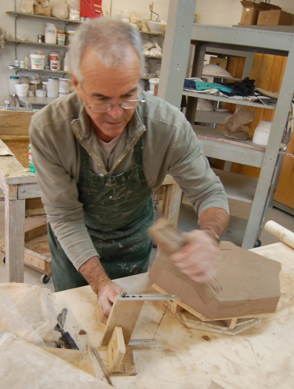 Geodesic oven workshop with Norbert Senf and Pat Manley