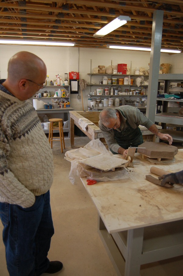 Geodesic oven workshop with Norbert Senf and Pat Manley