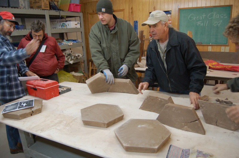 Geodesic oven workshop with Norbert Senf and Pat Manley