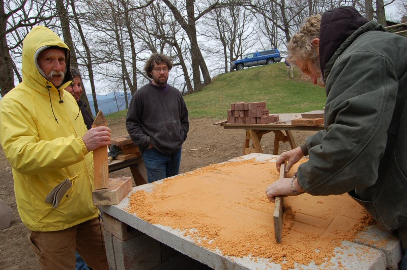 Geodesic oven workshop with Norbert Senf and Pat Manley