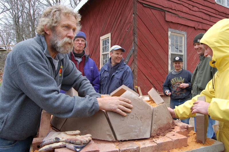 Geodesic oven workshop with Norbert Senf and Pat Manley