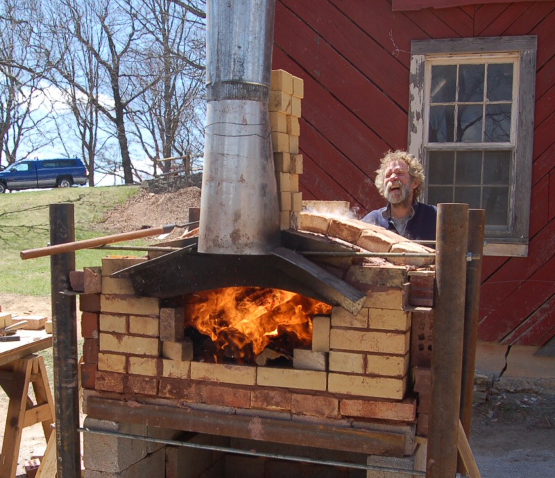 geodesic oven workshop with Norbert Senf and Pat Manley