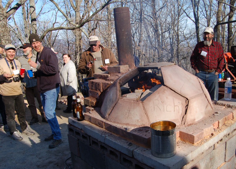 Geodesic oven workshop with Norbert Senf and Pat Manley