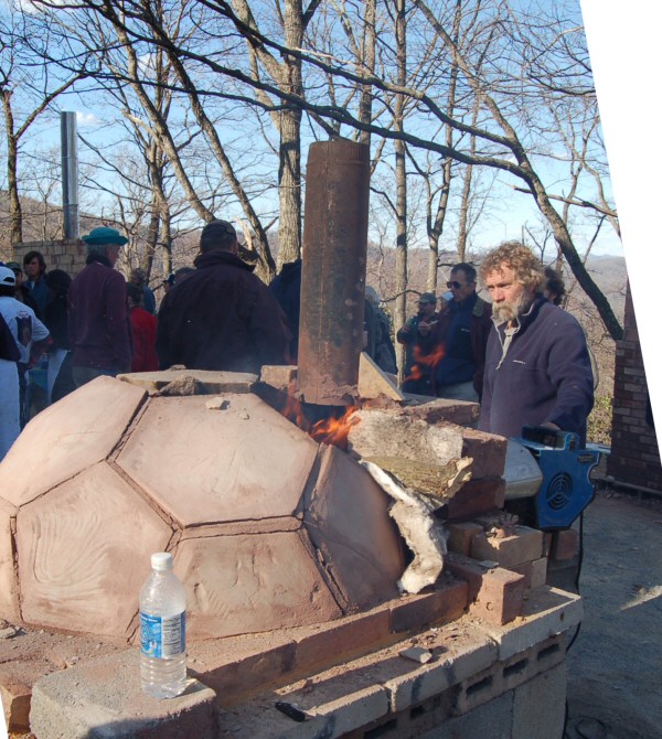 Geodesic oven workshop with Norbert Senf and Pat Manley