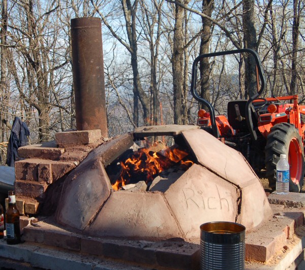 Geodesic oven workshop with Norbert Senf and Pat Manley