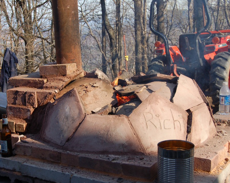 Geodesic oven workshop with Norbert Senf and Pat Manley