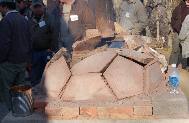 Geodesic oven workshop with Norbert Senf and Pat Manley