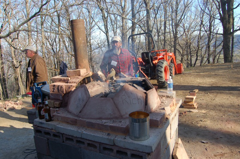 Geodesic oven workshop with Norbert Senf and Pat Manley