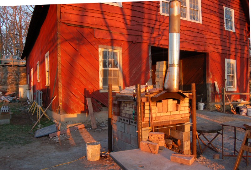 Geodesic oven workshop with Norbert Senf and Pat Manley